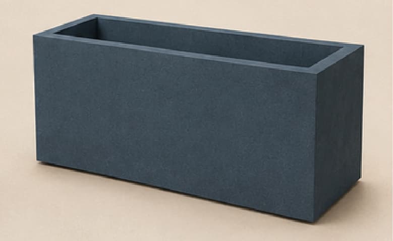 Jardinière Rectangle — Anthracite